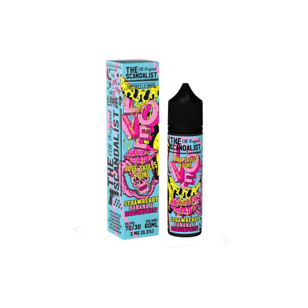 The scandalist (strawberry/banana/dragonfruit) 0mg M