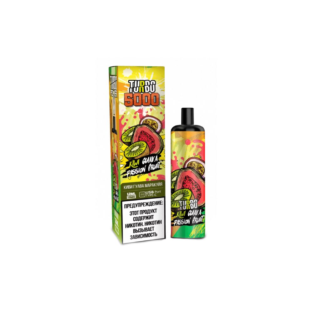 Turbo 5000 (киви/гуава/маракуйя) M