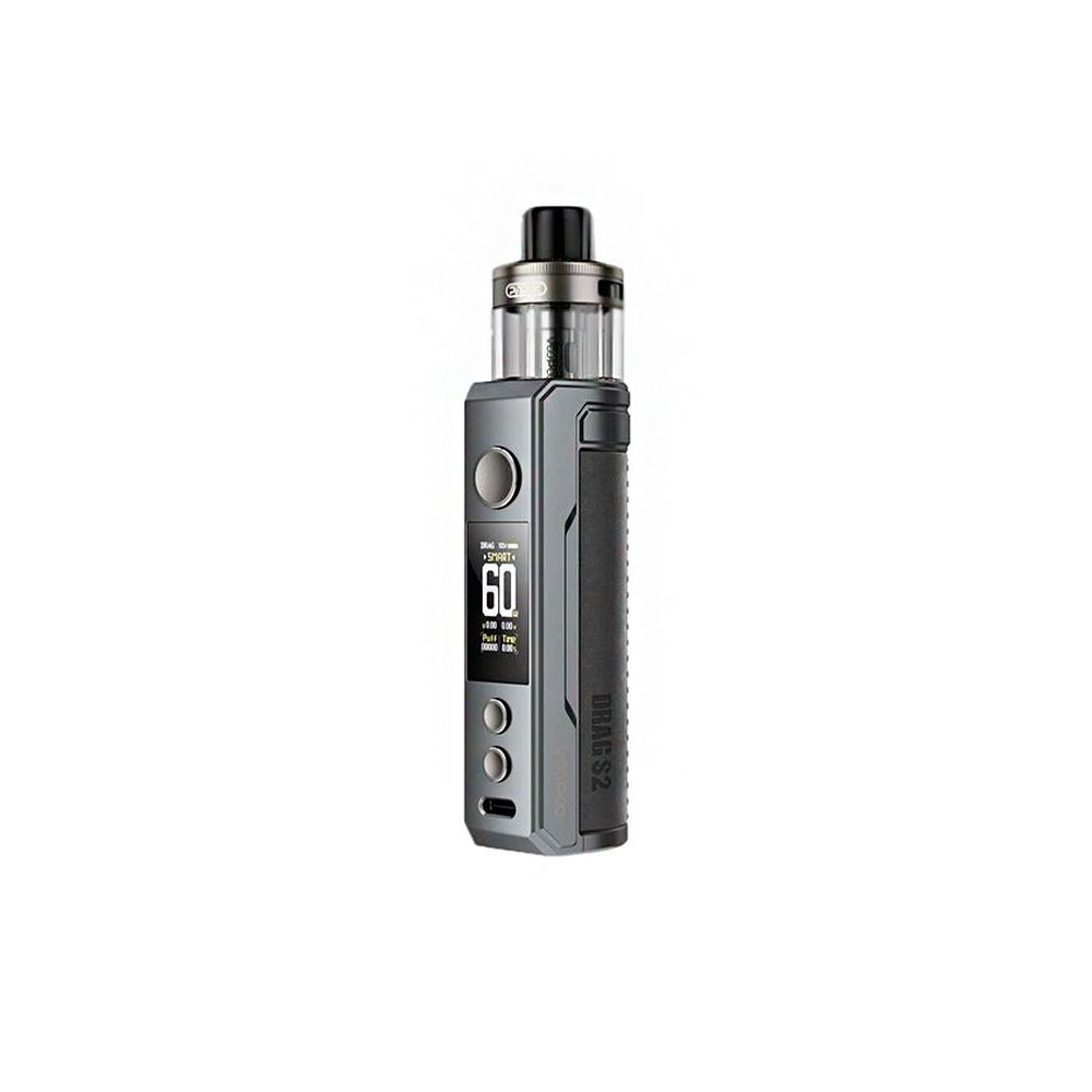 Voopoo Drag S2 (grey metal) электронная сигарета