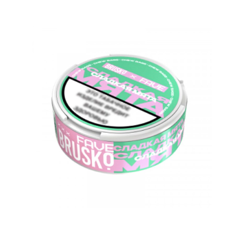Жевательный табак Brusko X Fave 10гр (сладкая мята)