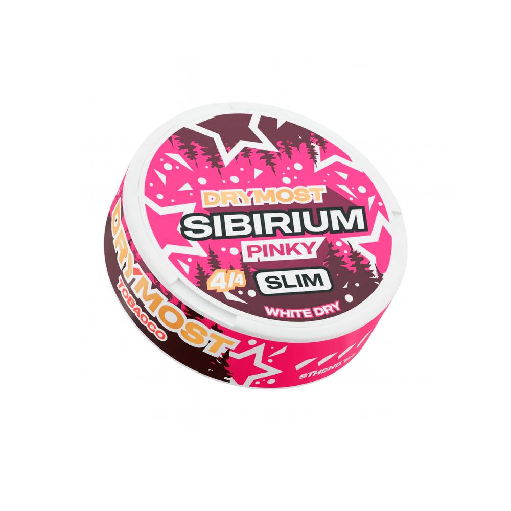 Жевательный табак DryMost Sibirium Slim 4/4 12гр (pinky) М