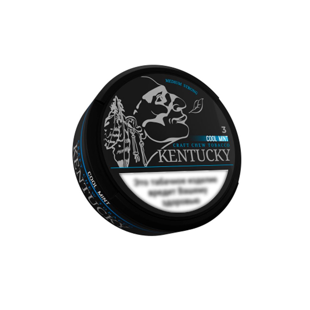 Жевательный табак Kentucky (cool mint) slim 15гр M