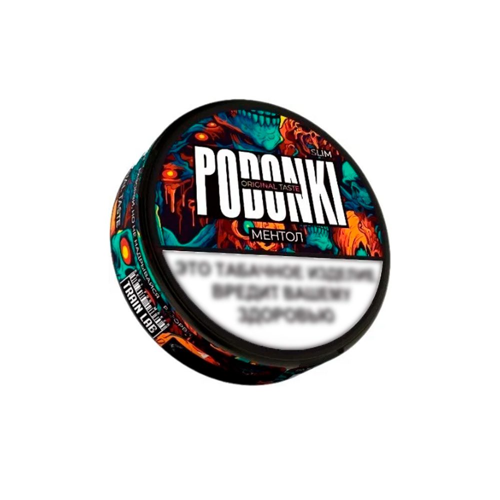 Жевательный табак Podonki Original Taste slim (ментол)