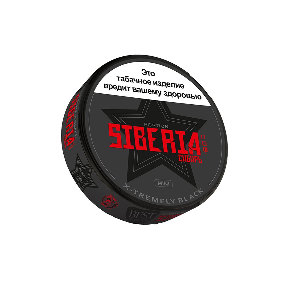 Жевательный табак Siberia Black mini 10гр M