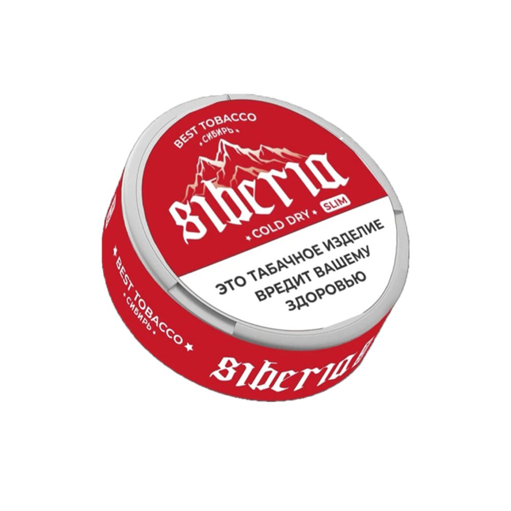 Жевательный табак Siberia Cold Dry Slim 13гр М