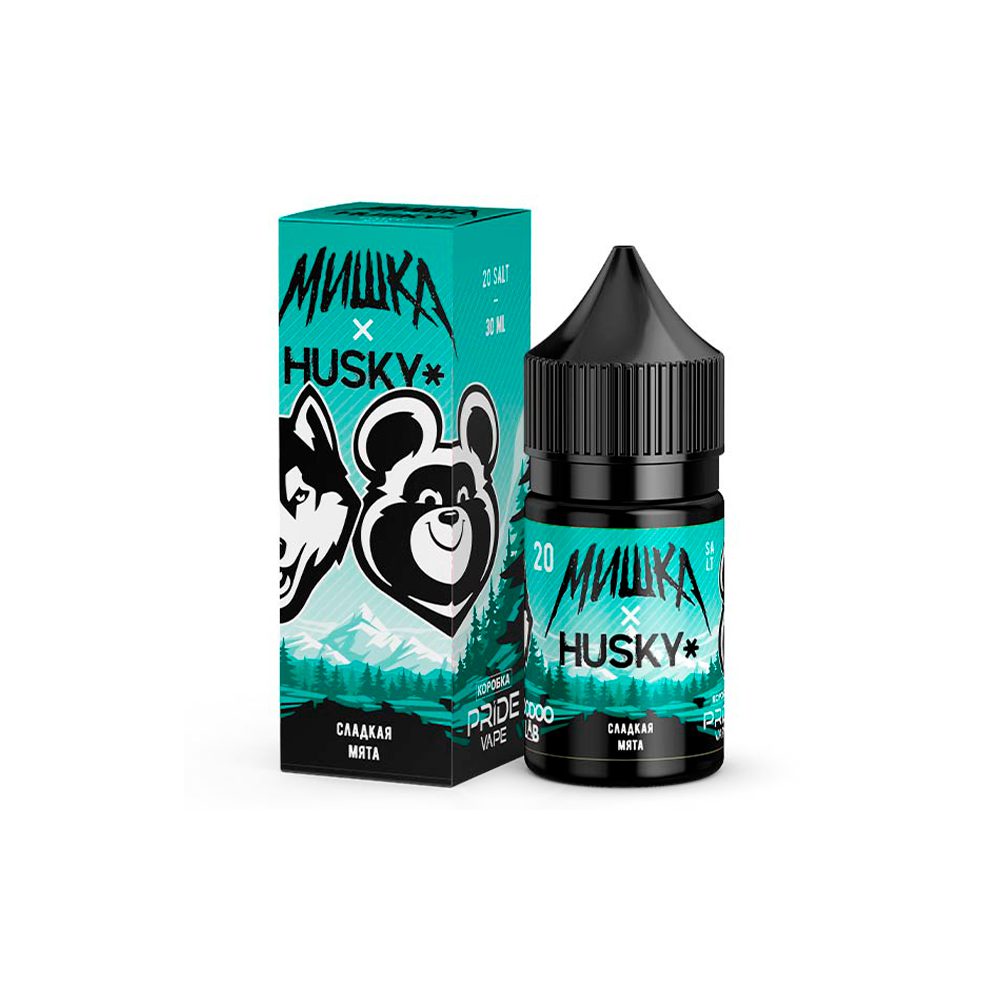 Мишка x Husky salt (сладкая мята) 20 hard M