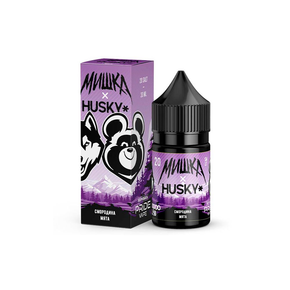 Мишка x Husky salt (смородина/мята) 20 hard M
