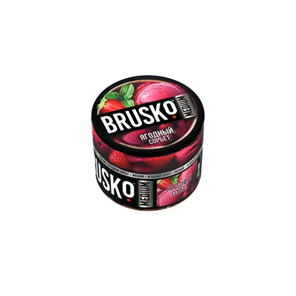 Brusko 50гр (ягодный сорбет) безникотиновая смесь