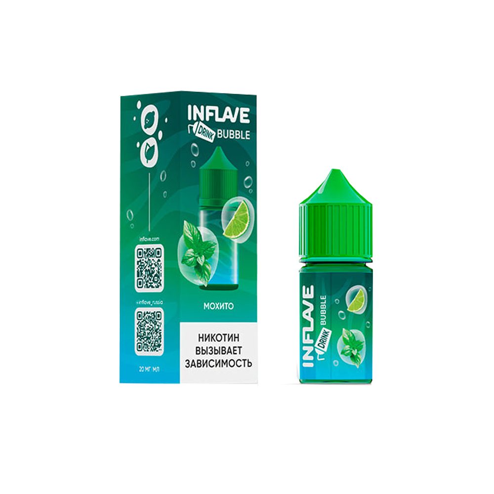 Inflave Drink Bubble salt (мохито) 20mg M