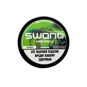 Жевательный табак Swonq Strong (lime holls) 10гр М