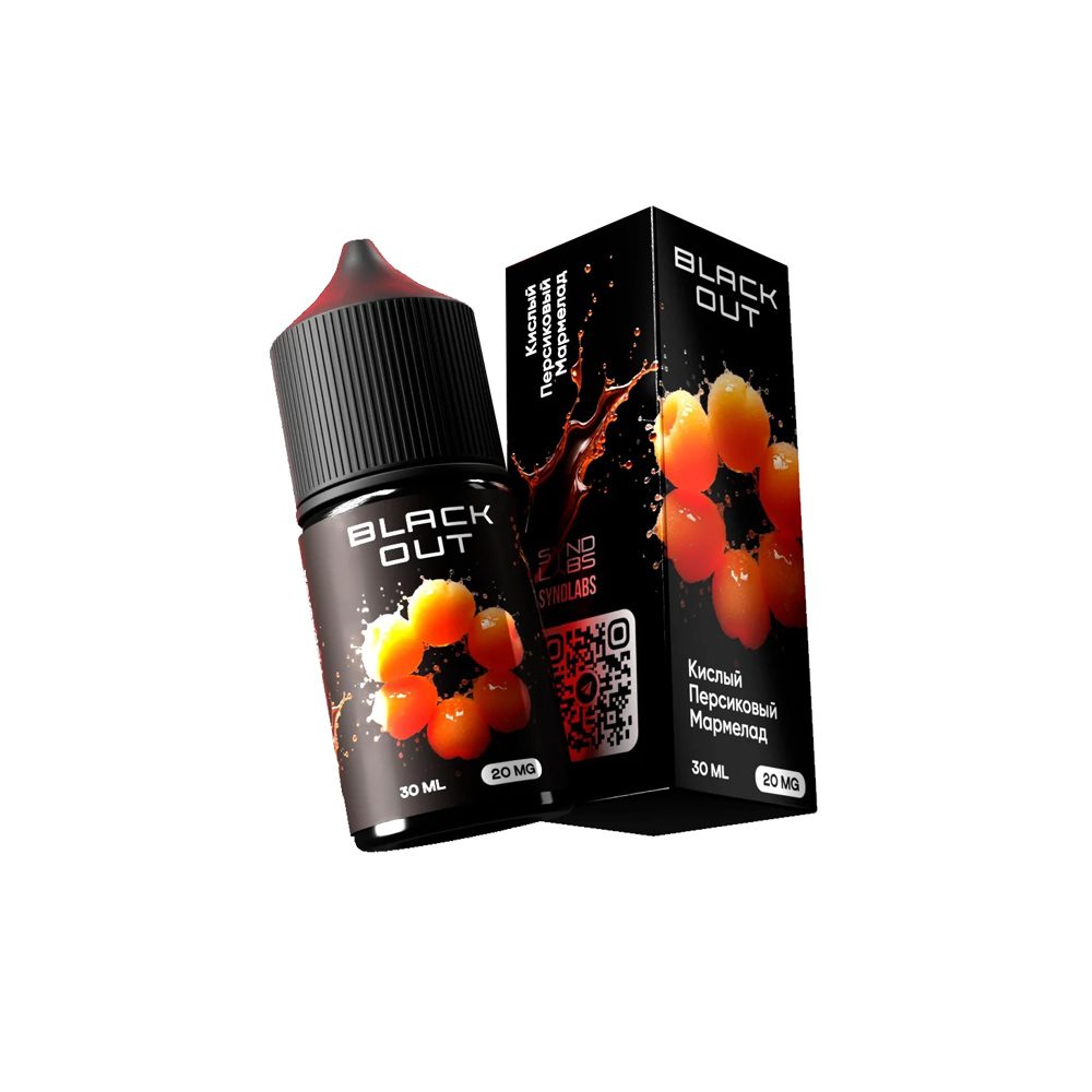 Black Out salt (кислый персиковый мармелад) 20mg M