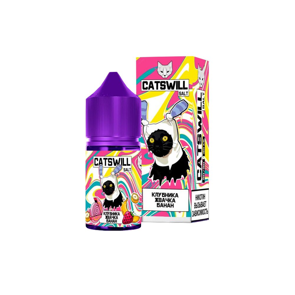 Catswill salt (клубника/жвачка/банан) 20 hard M