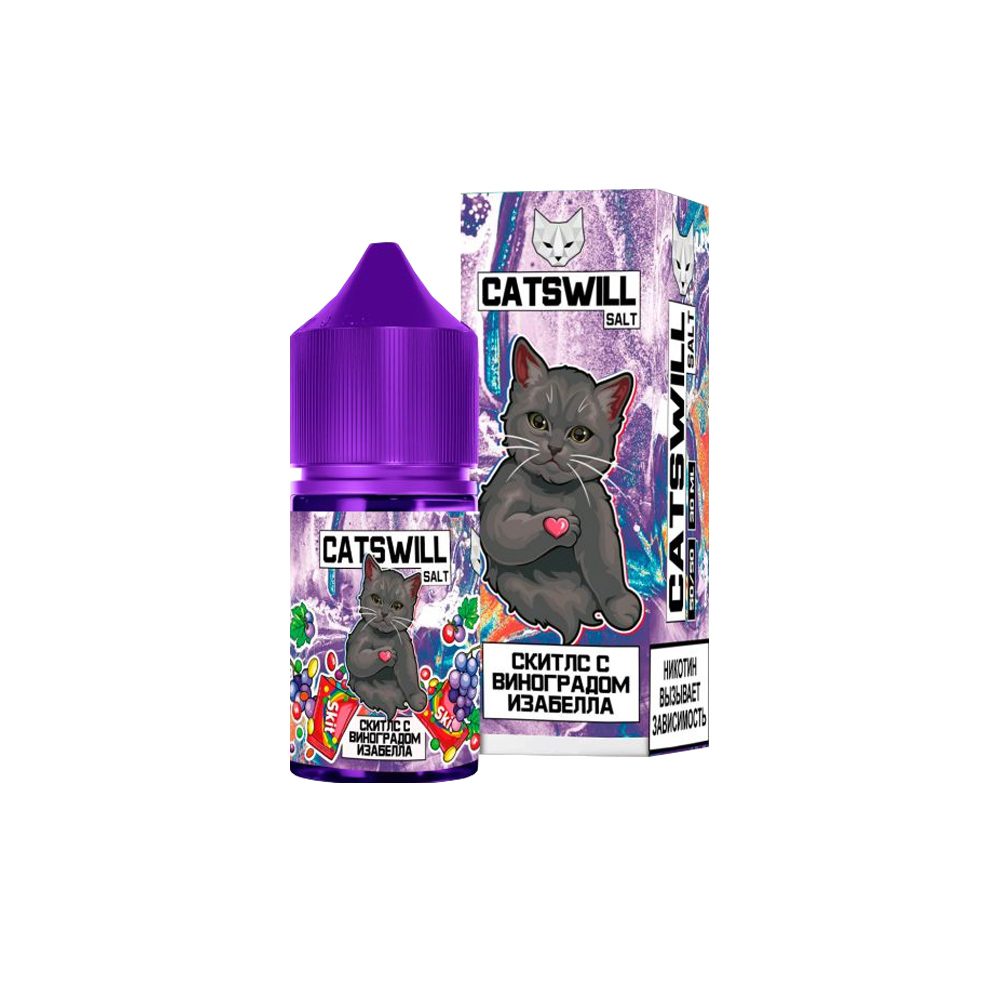Catswill salt (скитлс/виноград изабелла) 20 hard M