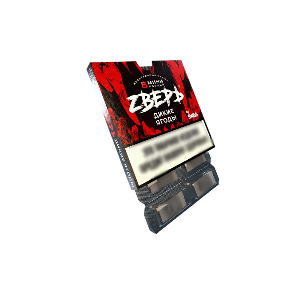 Жевательный табак Zверь Блистер (дикие ягоды) 3гр M
