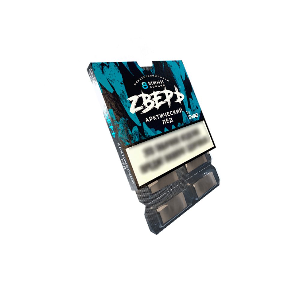 Жевательный табак Zверь Блистер (арктический лёд) 3гр M