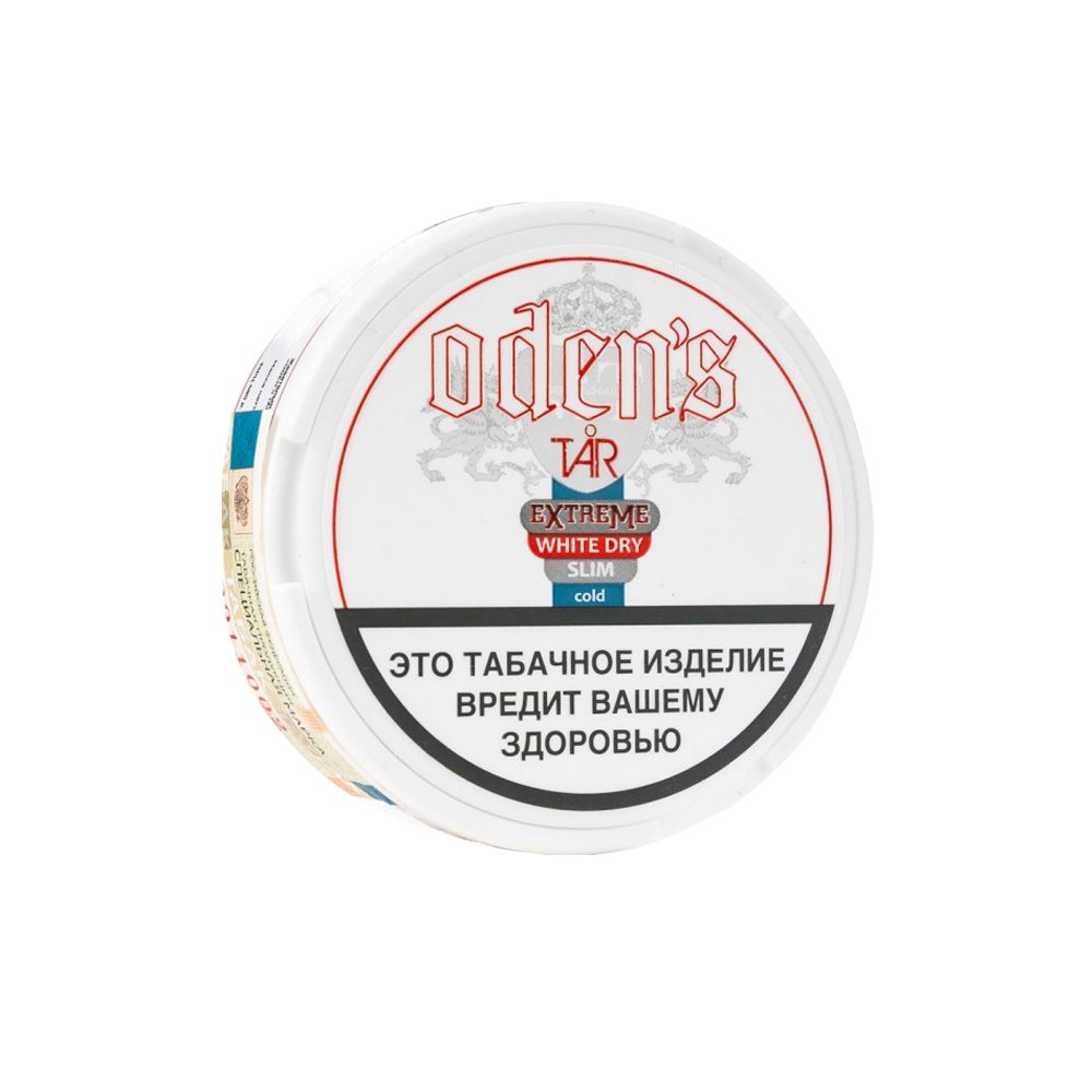 Жевательный табак Odens Tar White Dry Slim 13гр (Швеция) M
