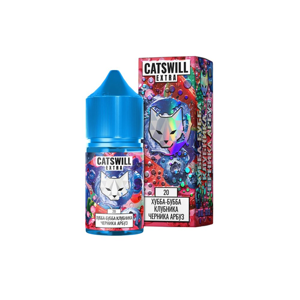 Catswill Extra salt (хубба-бубба/клубника/черника/арбуз) 20mg M