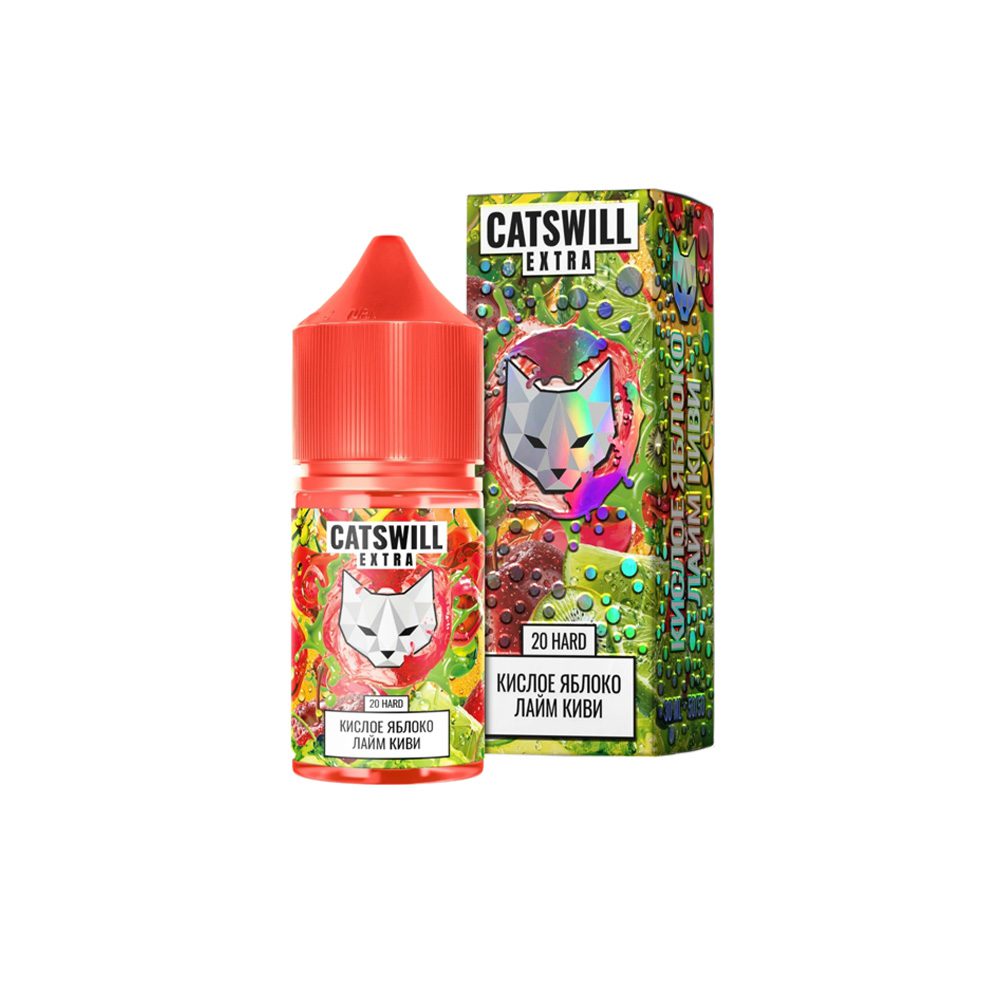 Catswill Extra salt (кислое яблоко/лайм/киви) 20 hard M