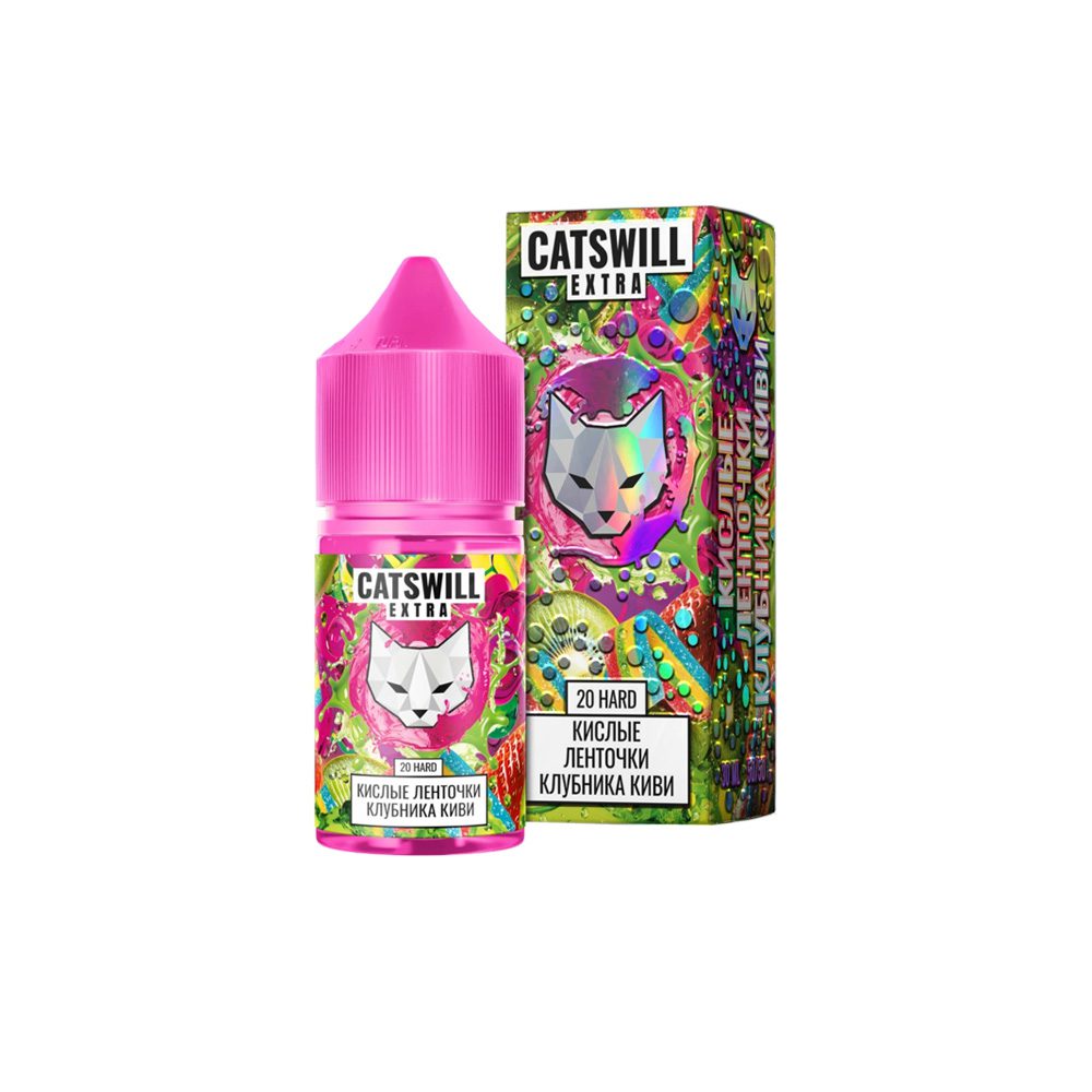 Catswill Extra salt (кислые ленточки/клубника/киви) 20 hard M