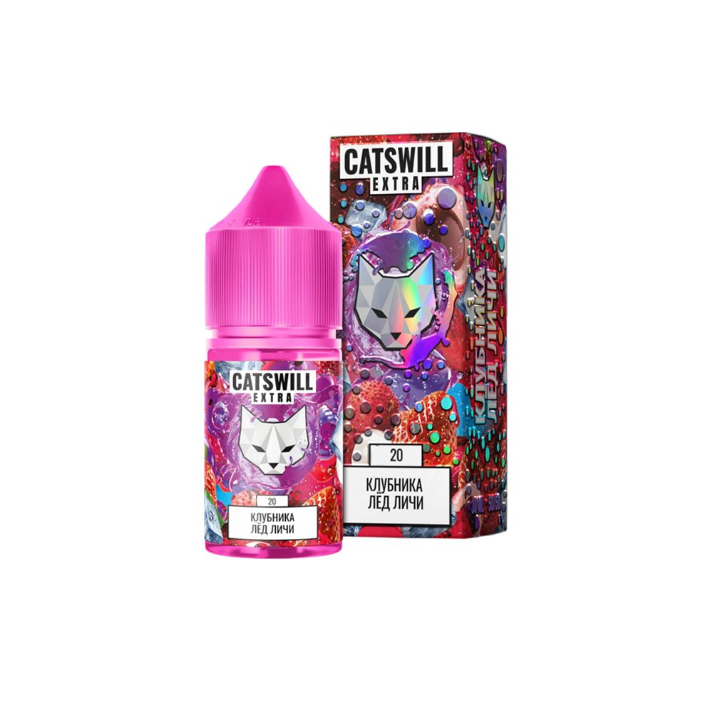 Catswill Extra salt (клубника/лед/личи) 20mg M