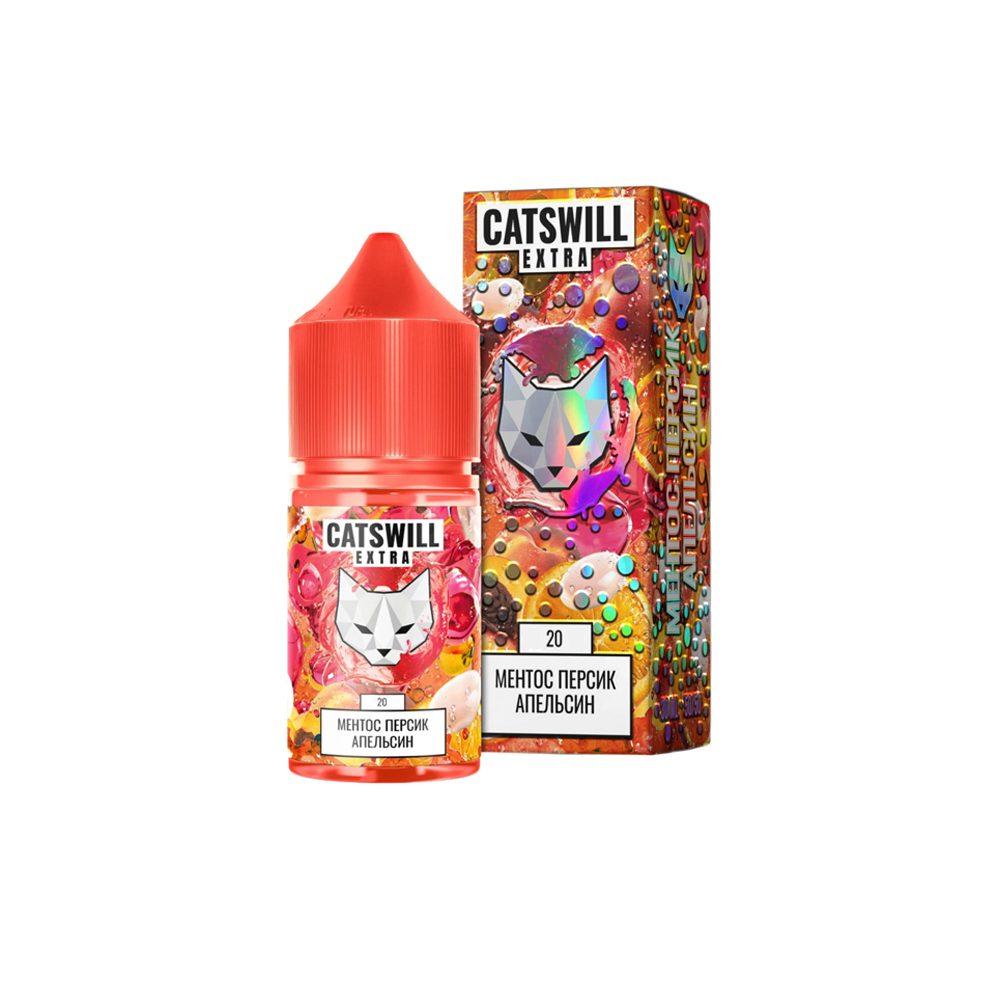 Catswill Extra salt (ментос/персик/апельсин) 20mg M