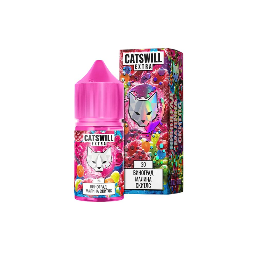 Catswill Extra salt (виноград/малина/скитлс) 20mg M