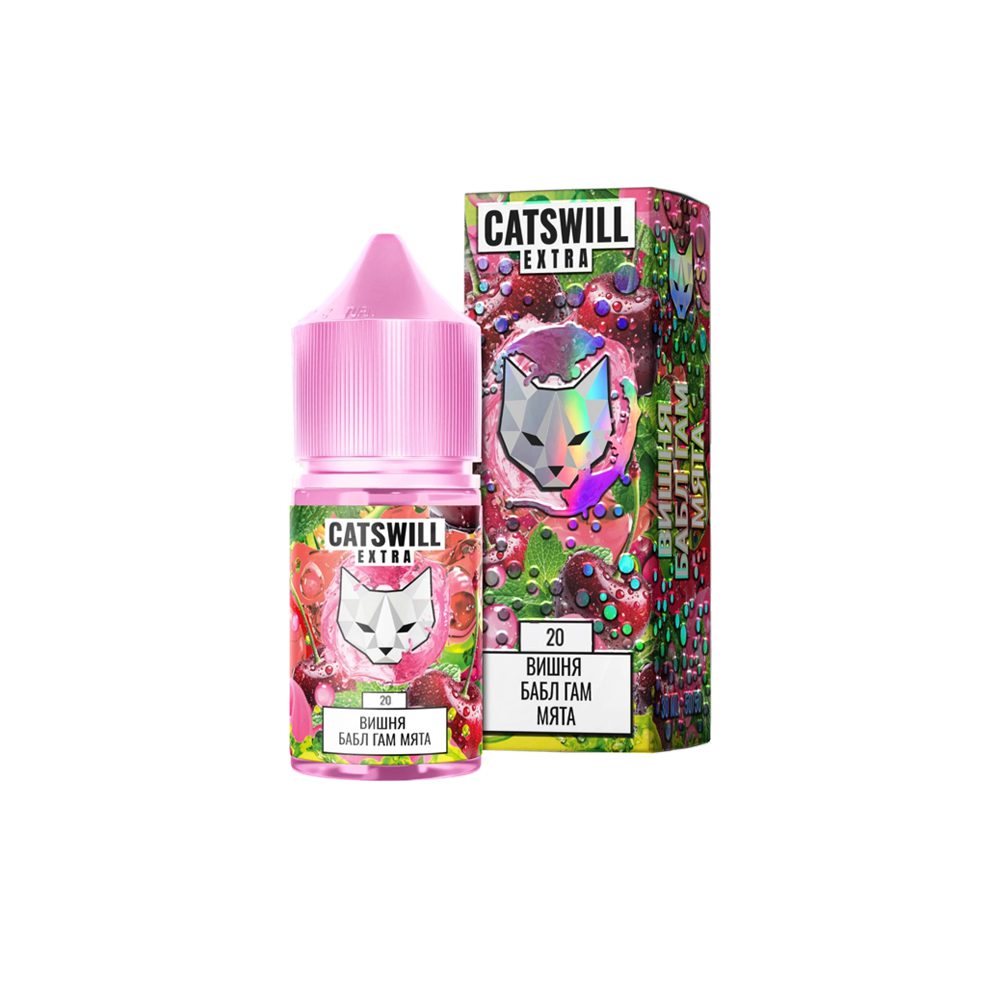 Catswill Extra salt (вишня/бабл гам/мята) 20mg M