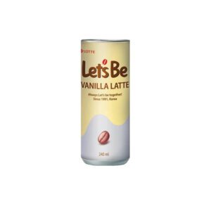 Напиток Lotte let’s be (vanilla latte) 0.24л