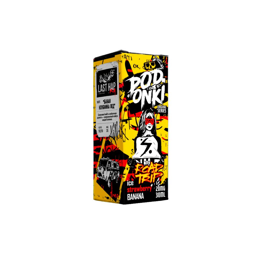 Podonki Last Hap salt (ice strawberry/banana) 20mg M