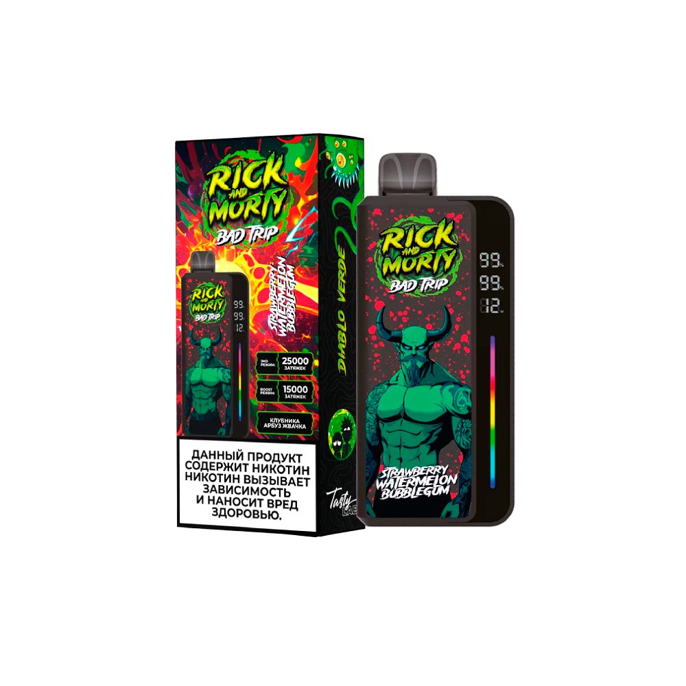 Rick and Morty Bad trip 25000 (strawberry/watermelon/bubblegum) M
