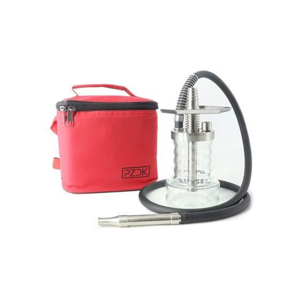 Кальян Pizduk Pro (black-bag) Фиолетово-розовая колба