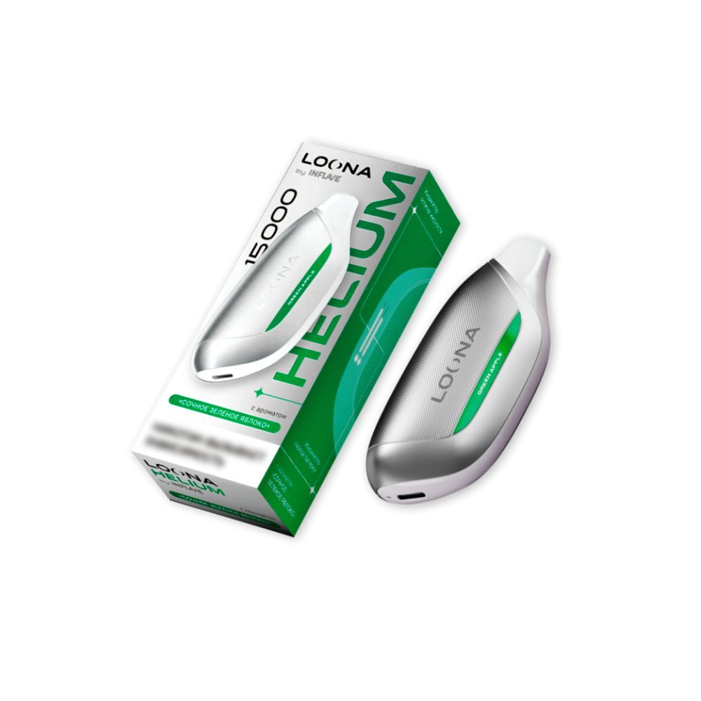 Loona Helium 15000 (сочное зеленое яблоко) M