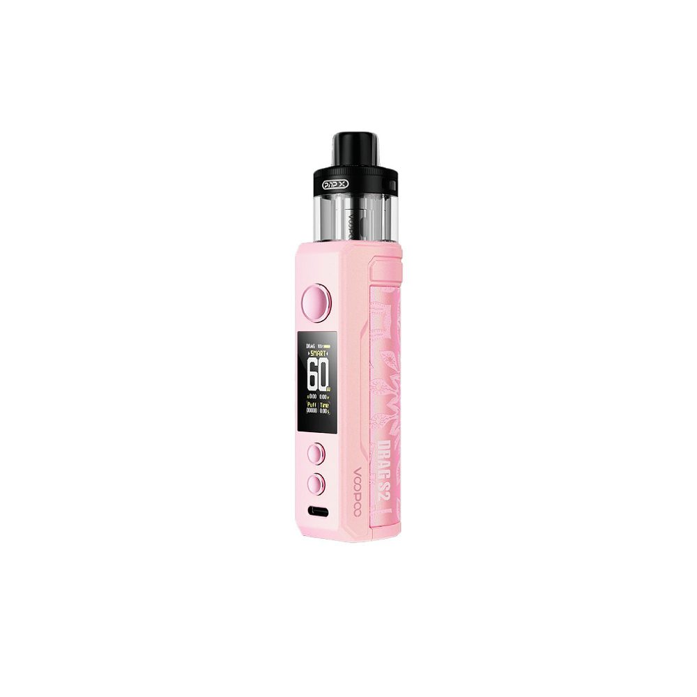 Voopoo Drag S2 (glow pink) электронная сигарета