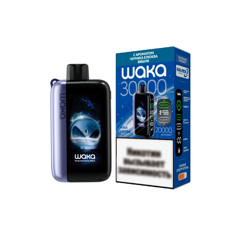 Waka Jupiter 30000 (черника/клюква/вишня) M