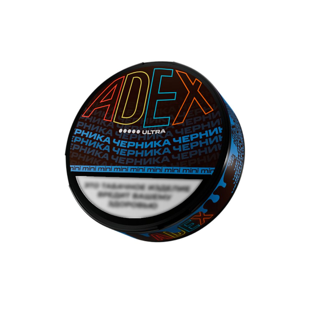 Жевательный табак Adex UltraStrong Mini 7гр (черника)