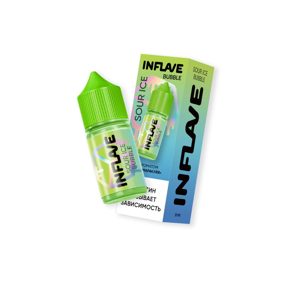 Inflave Sour Ice Bubble salt (киви/маракуйя) 20mg M