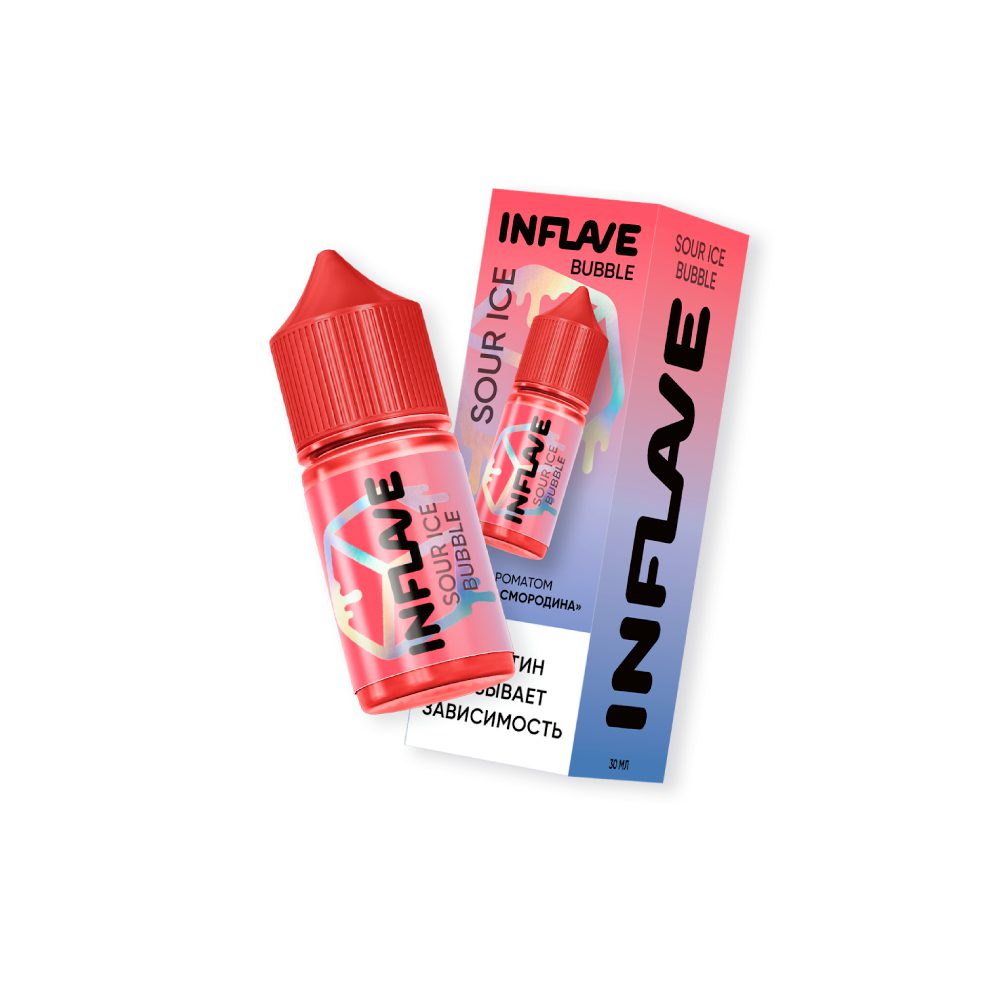 Inflave Sour Ice Bubble salt (малина/смородина) 20mg M