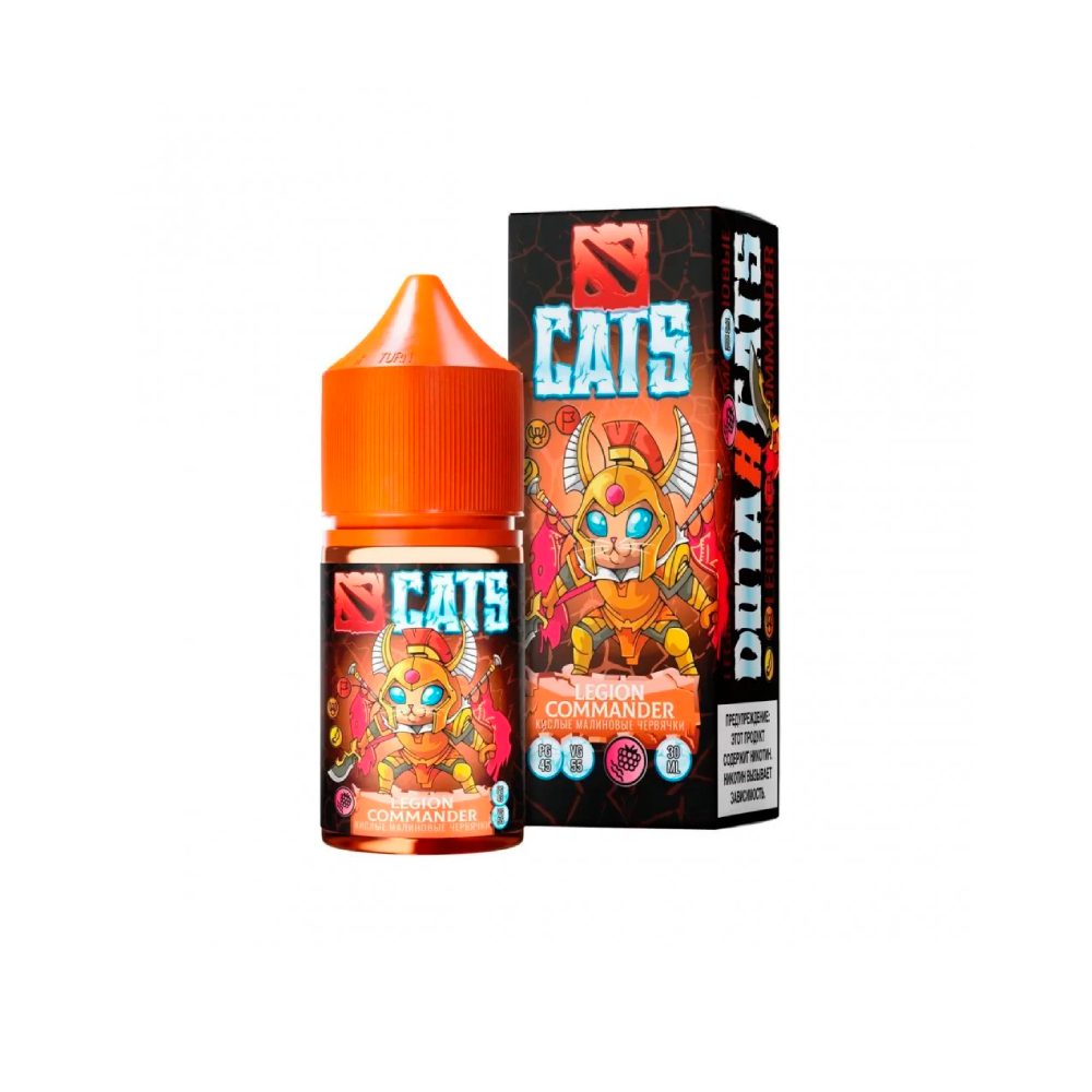 Dota Cats salt (кислые малиновые червячки) 20 hard M