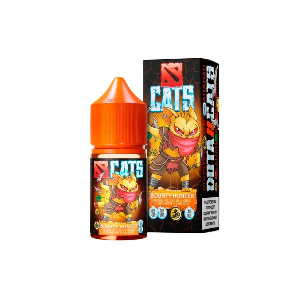 Dota Cats salt (кислые желейные мишки/ананас/банан) 20 hard M