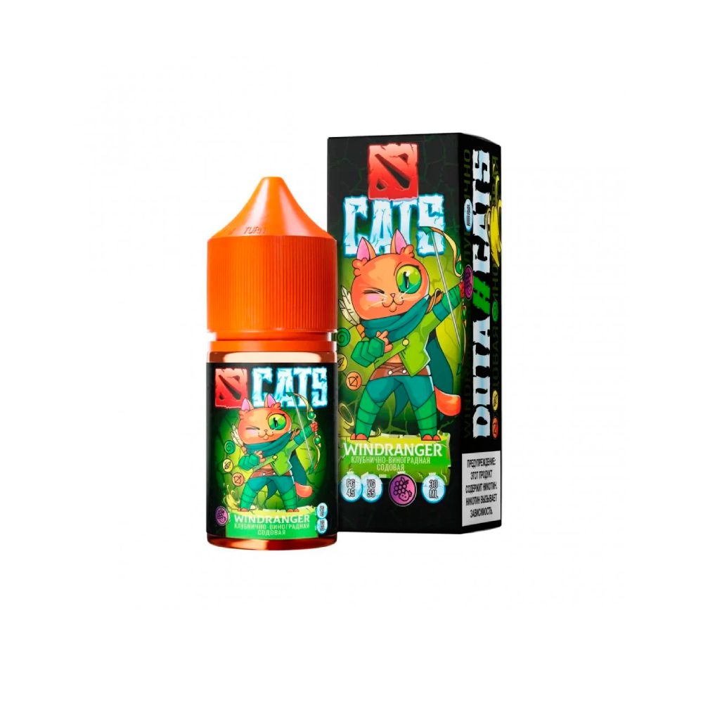 Dota Cats salt (клубнично-виноградная содовая) 20 hard M