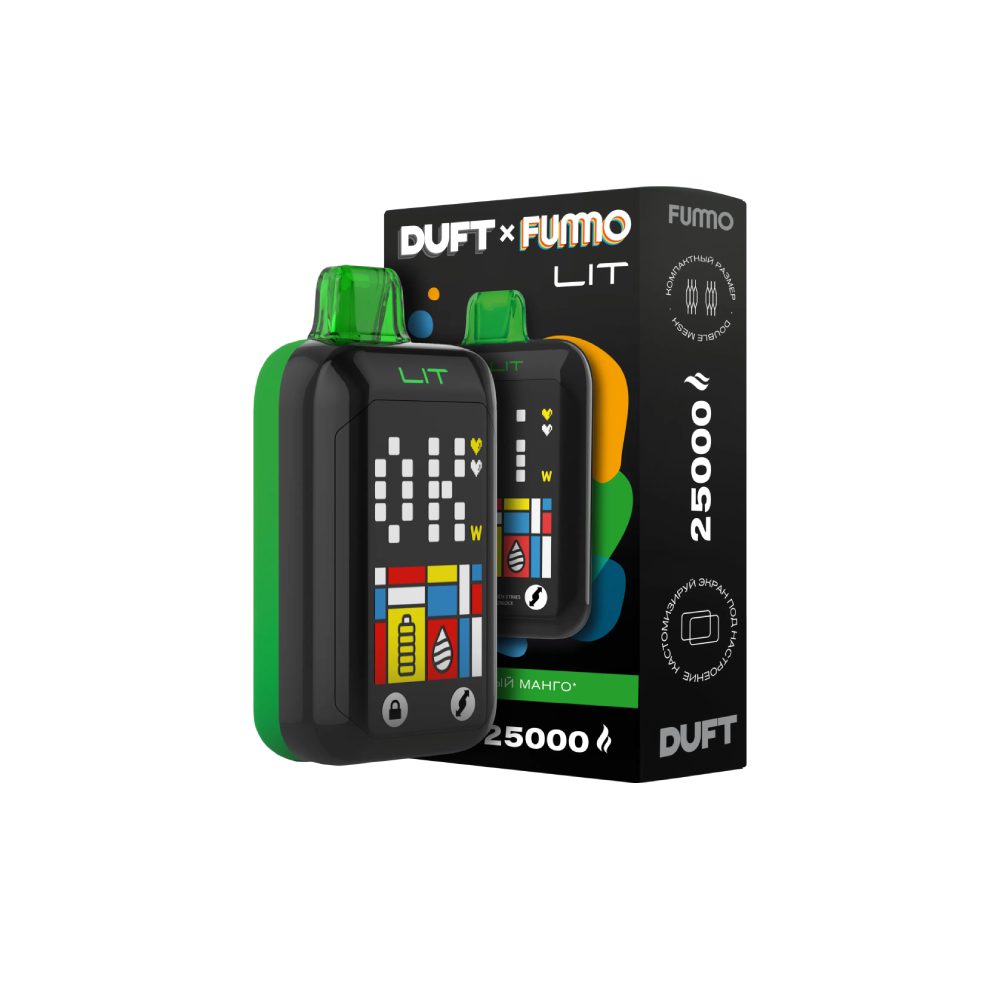 Fummo Lit 25000 (зеленый манго) M