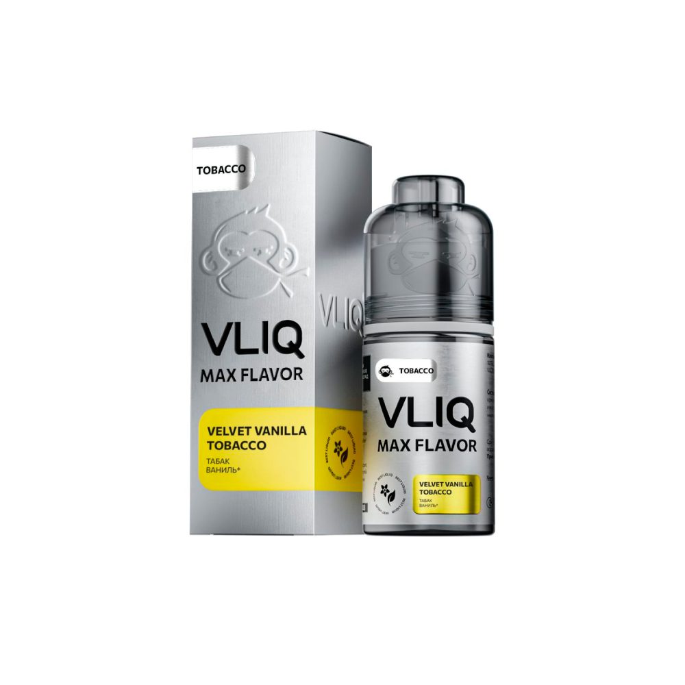 Vliq Max Flavor Tobacco salt (табак ваниль) 20 hard M