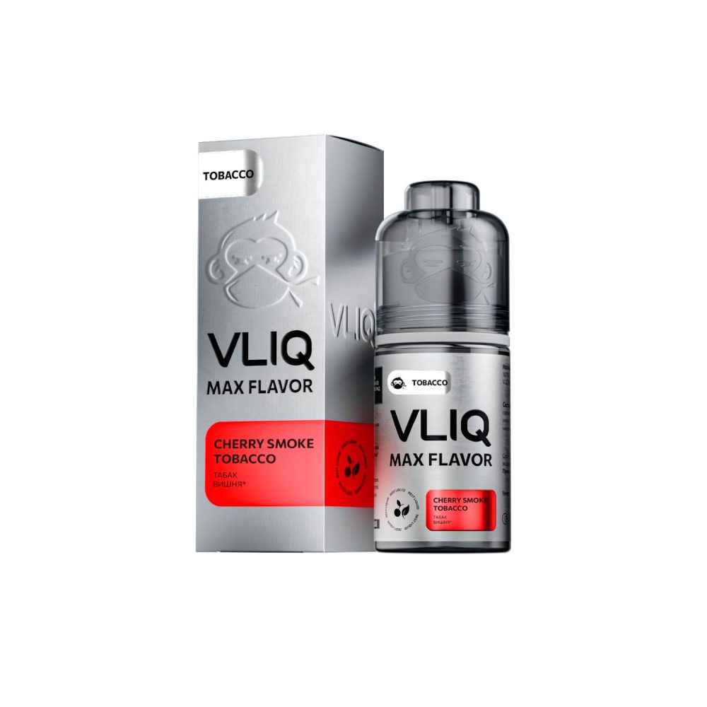 Vliq Max Flavor Tobacco salt (табак вишня) 20 hard M
