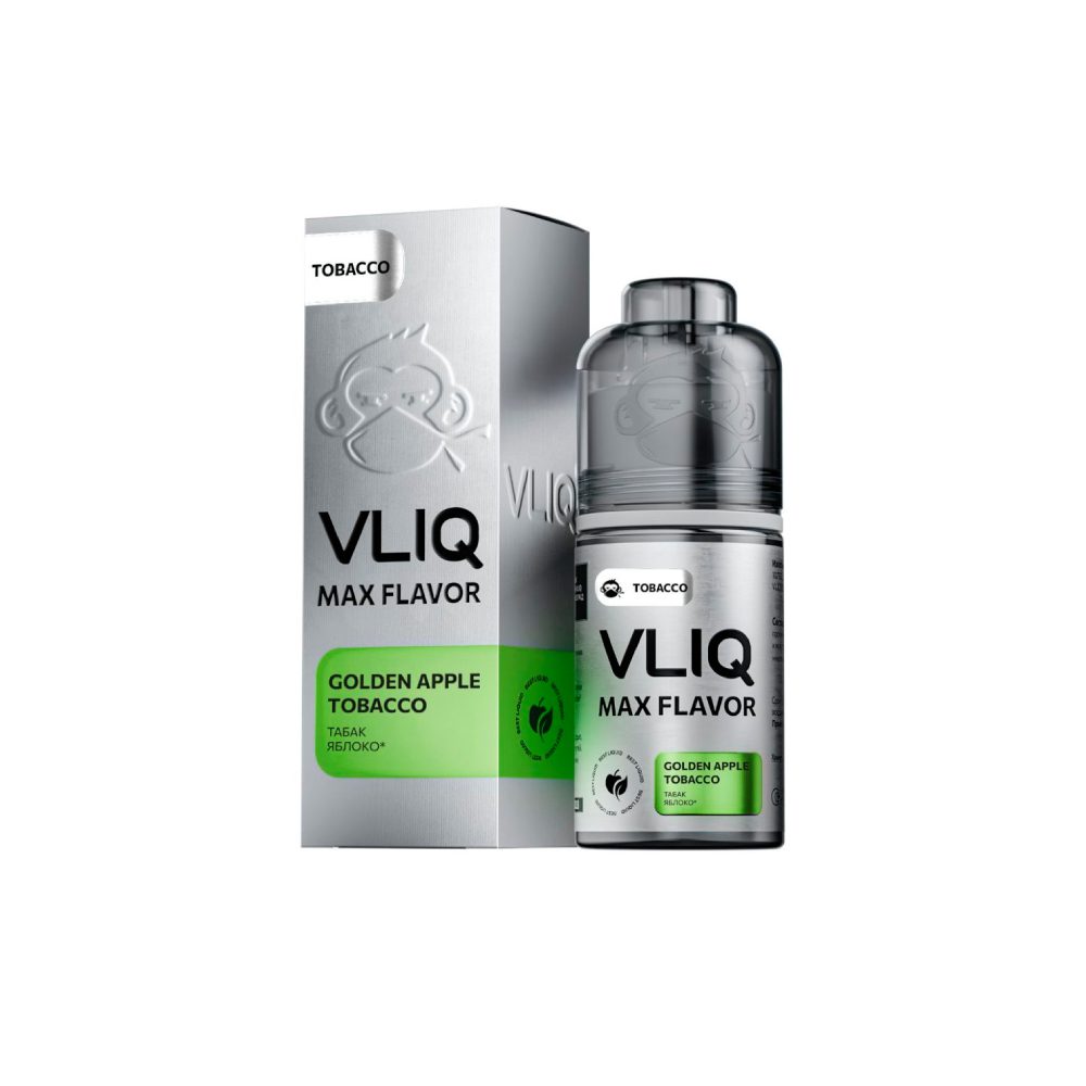 Vliq Max Flavor Tobacco salt (табак яблоко) 20 hard M