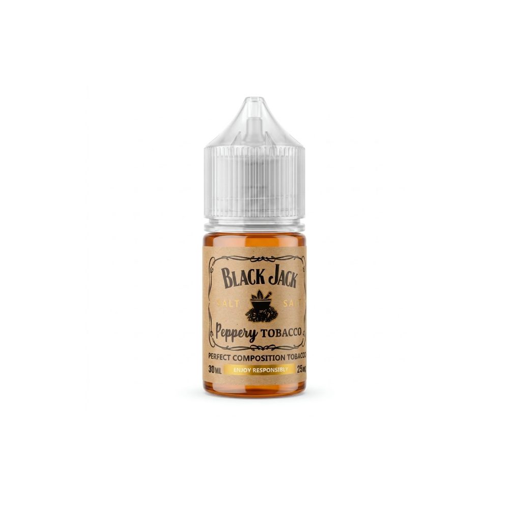 Black Jack salt (peppery tobacco) 20mg M
