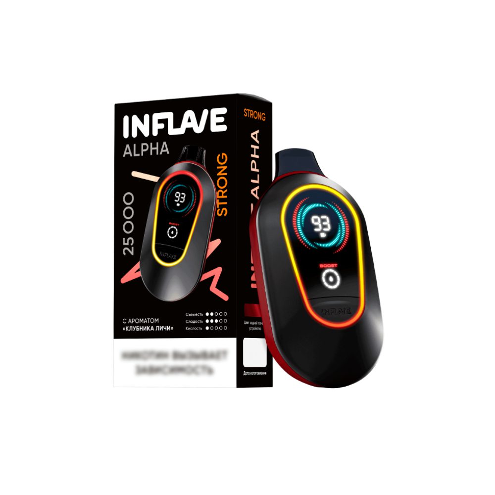 Inflave Alpha Strong 25000 (клубника/личи) M