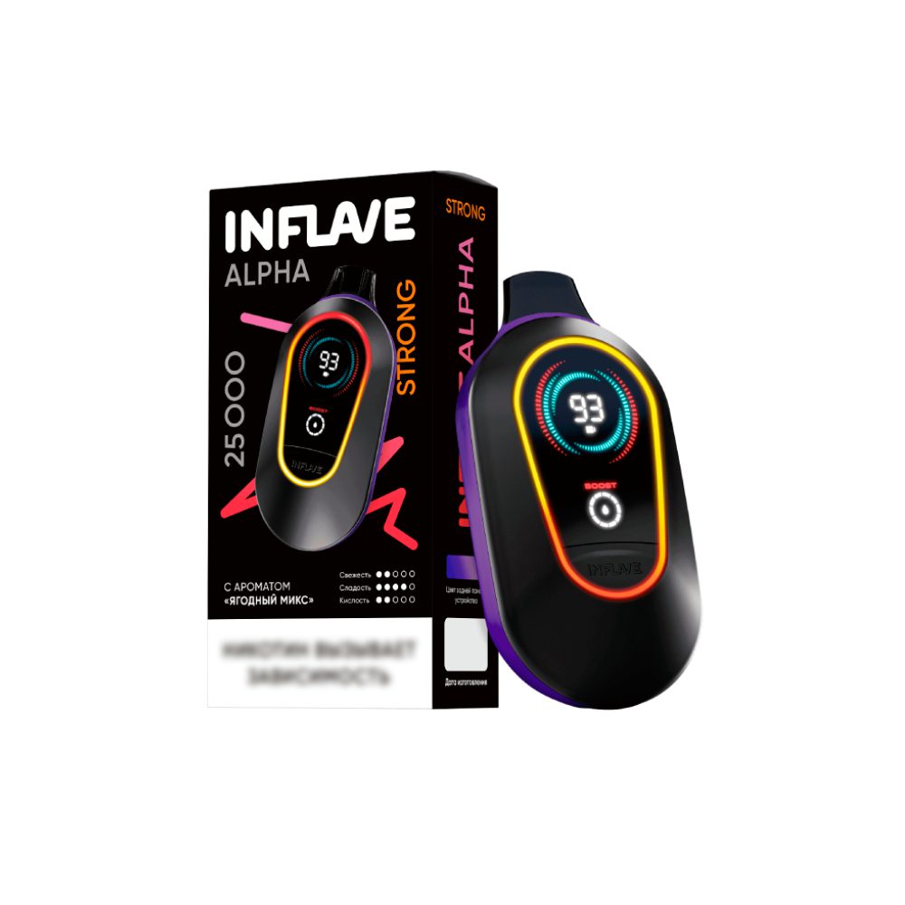Inflave Alpha Strong 25000 (ягодный микс) M