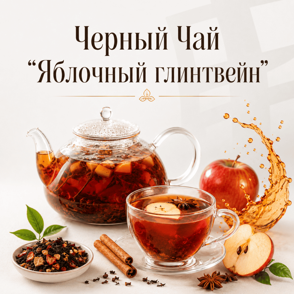 Черный "Яблочный глинтвейн" 50 гр