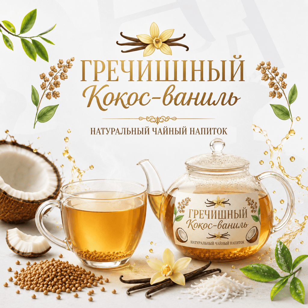 Гречишный "кокос-ваниль" 50 гр