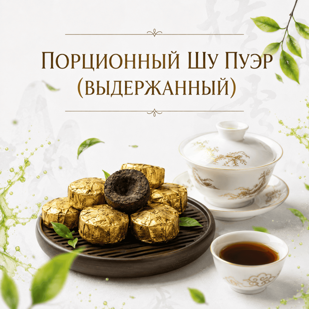 Порционный Шу Пуэр (выдержанный) 10 шт